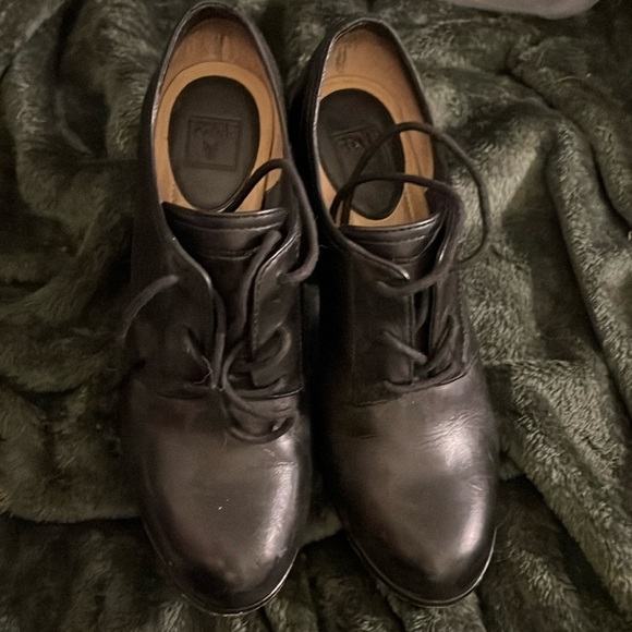 frye black booties